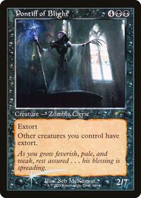 Pontiff of Blight (Retro Frame) (848) [Secret Lair Drop Series]