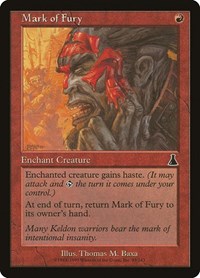 Mark of Fury (93) [Urza's Destiny]