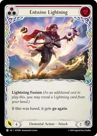 Entwine Lightning (Red) (AST009) [Armory Deck: Aurora]