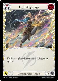 Lightning Surge (Red) (AST011) [Armory Deck: Aurora]