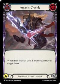 Arcanic Crackle (Blue) (AST024) [Armory Deck: Aurora]