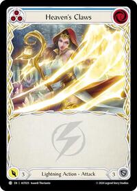 Heaven's Claws (Blue) (AST025) [Armory Deck: Aurora]
