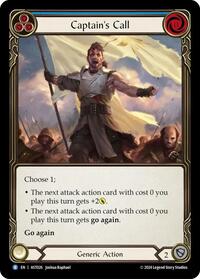 Captain's Call (Blue) (AST026) [Armory Deck: Aurora]