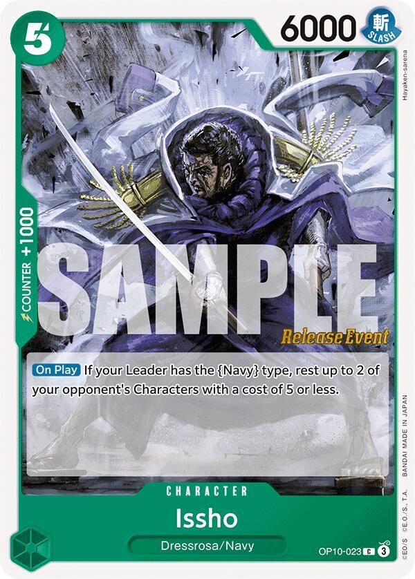 Issho (OP10-023) [Royal Blood Release Event Cards]