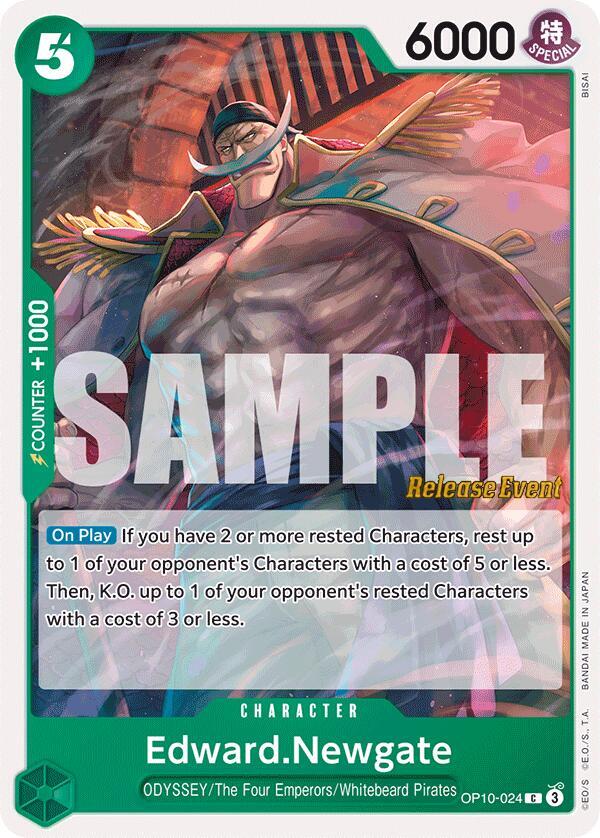 Edward.Newgate (OP10-024) [Royal Blood Release Event Cards]