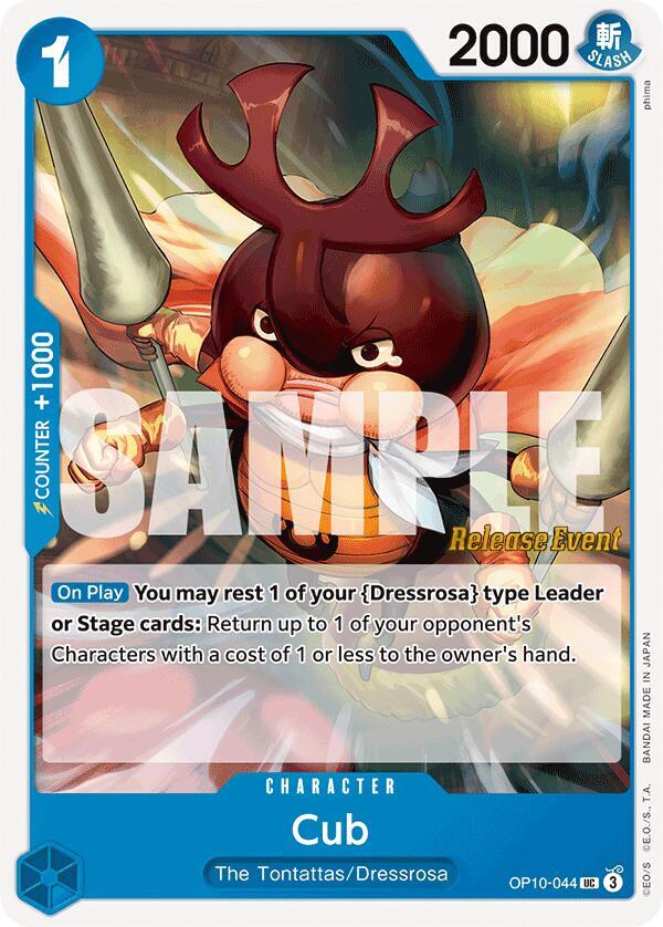 Cub (OP10-044) [Royal Blood Release Event Cards]