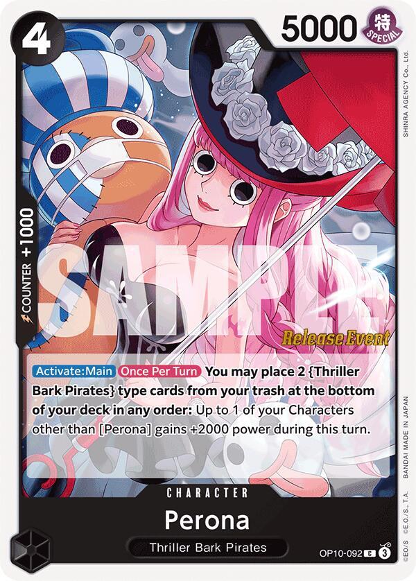 Perona (092) (OP10-092) [Royal Blood Release Event Cards]