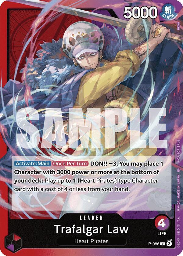 Trafalgar Law (OP10 Release Event) (P-086) [One Piece Promotion Cards]