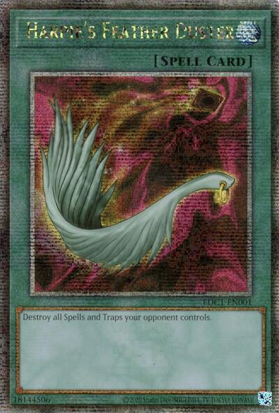 Harpie's Feather Duster (EDC1-EN001) [Early Days Collection Promotional Cards]