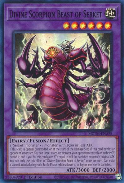 Divine Scorpion Beast of Serket (MZTM-EN005) [Maze of the Master]