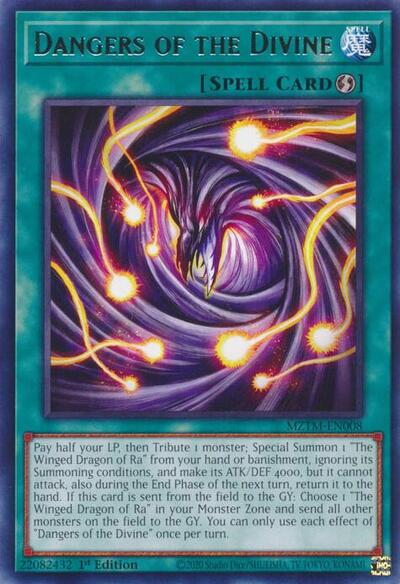 Dangers of the Divine (MZTM-EN008) [Maze of the Master]
