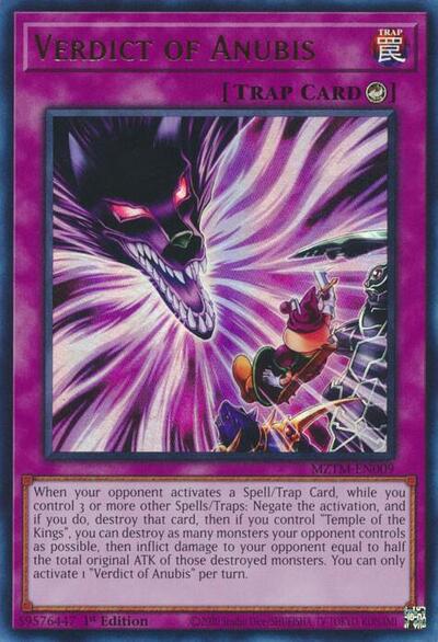 Verdict of Anubis (MZTM-EN009) [Maze of the Master]