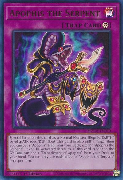Apophis the Serpent (MZTM-EN010) [Maze of the Master]