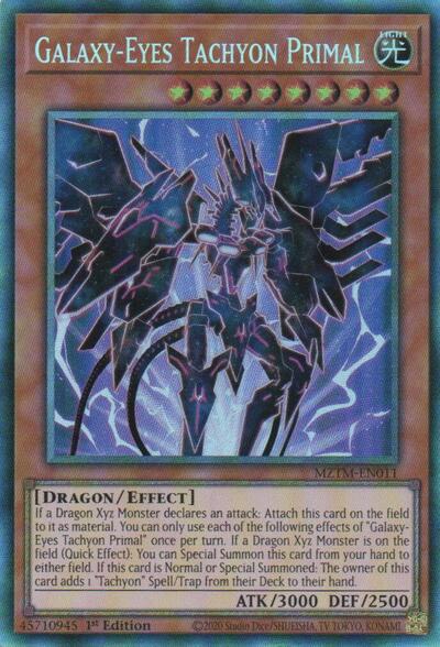 Galaxy-Eyes Tachyon Primal (CR) (MZTM-EN011) [Maze of the Master]