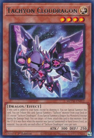 Tachyon Cloudragon (MZTM-EN012) [Maze of the Master]