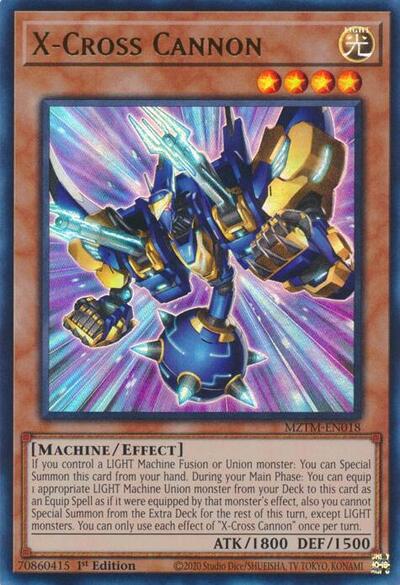 X-Cross Cannon (MZTM-EN018) [Maze of the Master]