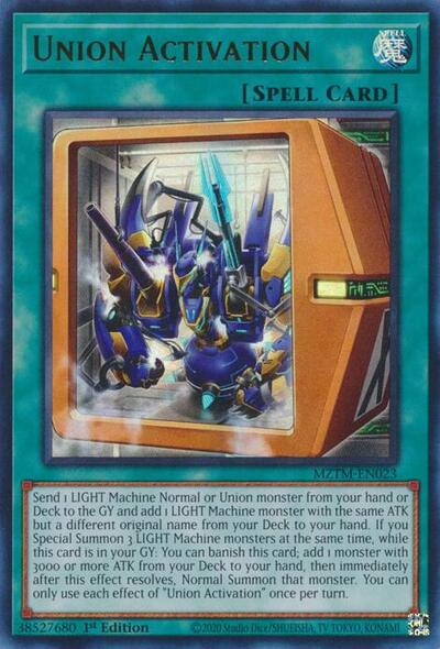 Union Activation (MZTM-EN023) [Maze of the Master]