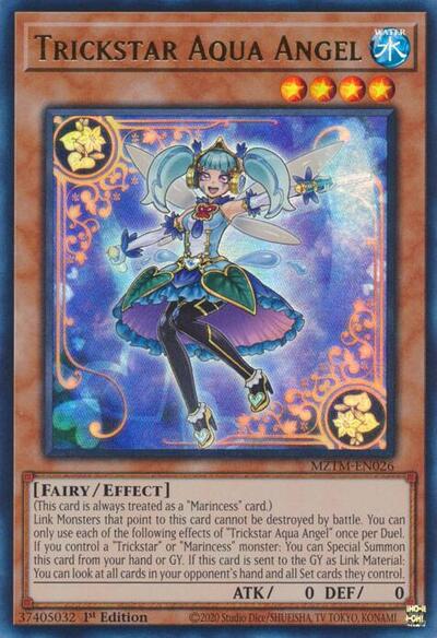 Trickstar Aqua Angel (MZTM-EN026) [Maze of the Master]