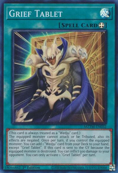 Grief Tablet (MZTM-EN032) [Maze of the Master]