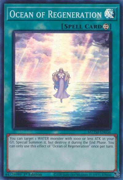 Ocean of Regeneration (MZTM-EN036) [Maze of the Master]