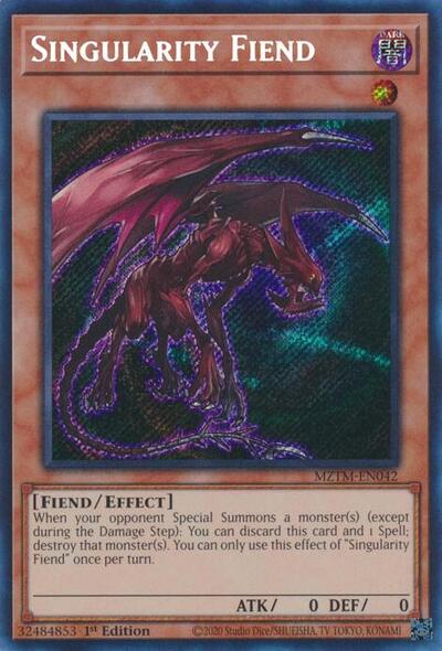 Singularity Fiend (MZTM-EN042) [Maze of the Master]