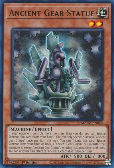Ancient Gear Statue (MZTM-EN045) [Maze of the Master]