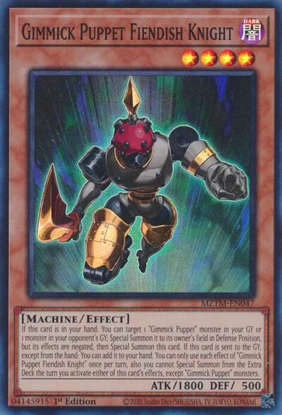 Gimmick Puppet Fiendish Knight (MZTM-EN047) [Maze of the Master]