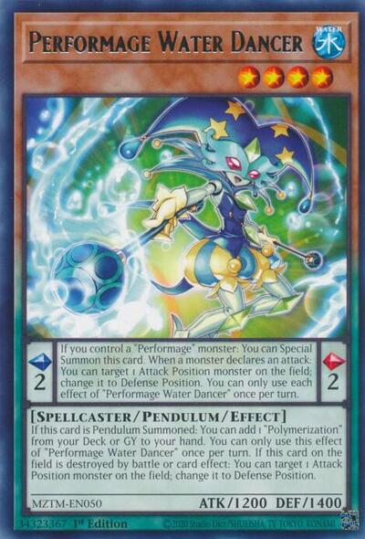 Performage Water Dancer (MZTM-EN050) [Maze of the Master]