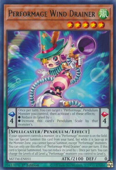 Performage Wind Drainer (MZTM-EN051) [Maze of the Master]