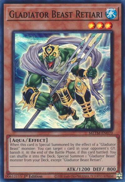 Gladiator Beast Retiari (MZTM-EN070) [Maze of the Master]
