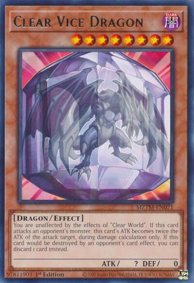 Clear Vice Dragon (MZTM-EN071) [Maze of the Master]