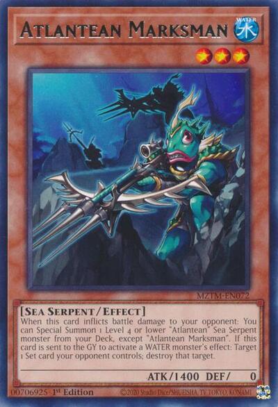 Atlantean Marksman (MZTM-EN072) [Maze of the Master]