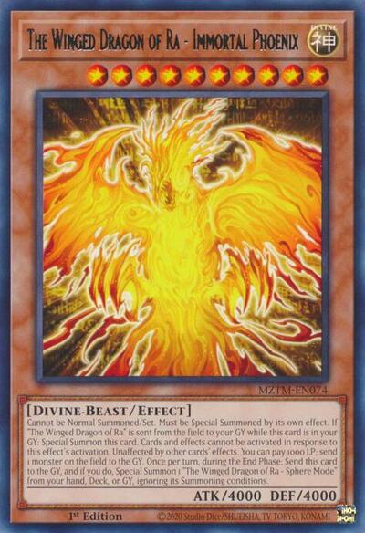 The Winged Dragon of Ra - Immortal Phoenix (MZTM-EN074) [Maze of the Master]