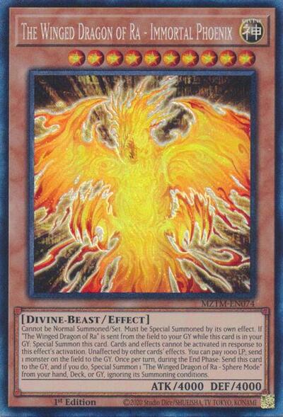 The Winged Dragon of Ra - Immortal Phoenix (CR) (MZTM-EN074) [Maze of the Master]