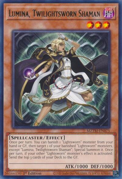 Lumina, Twilightsworn Shaman (MZTM-EN075) [Maze of the Master]