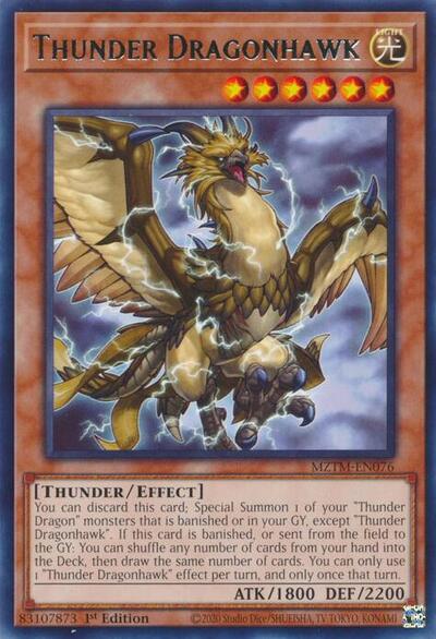 Thunder Dragonhawk (MZTM-EN076) [Maze of the Master]