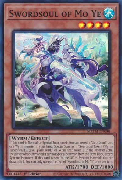 Swordsoul of Mo Ye (MZTM-EN080) [Maze of the Master]