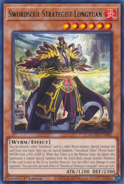 Swordsoul Strategist Longyuan (MZTM-EN082) [Maze of the Master]
