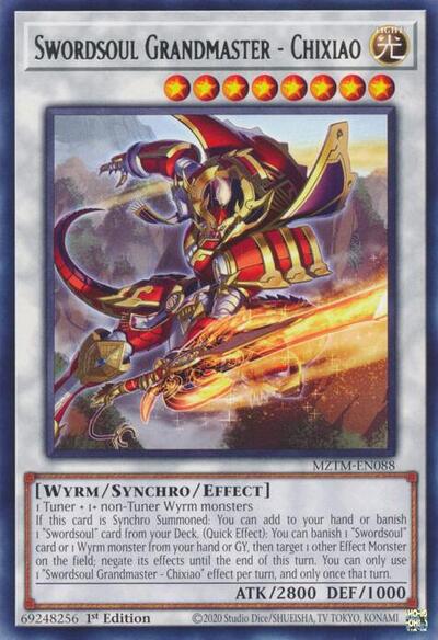 Swordsoul Grandmaster - Chixiao (MZTM-EN088) [Maze of the Master]