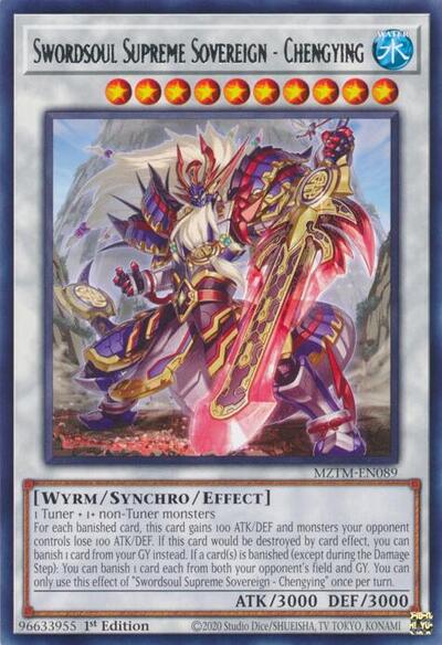 Swordsoul Supreme Sovereign - Chengying (MZTM-EN089) [Maze of the Master]