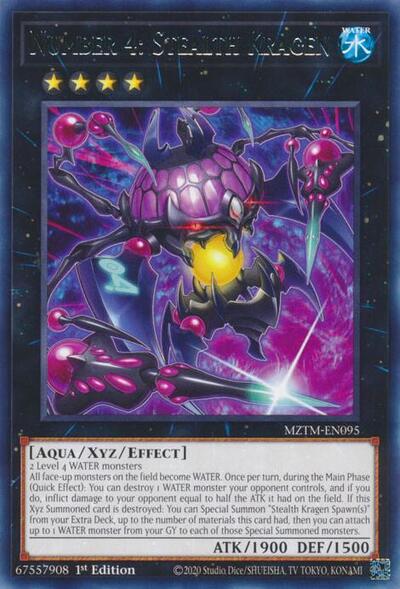 Number 4: Stealth Kragen (MZTM-EN095) [Maze of the Master]