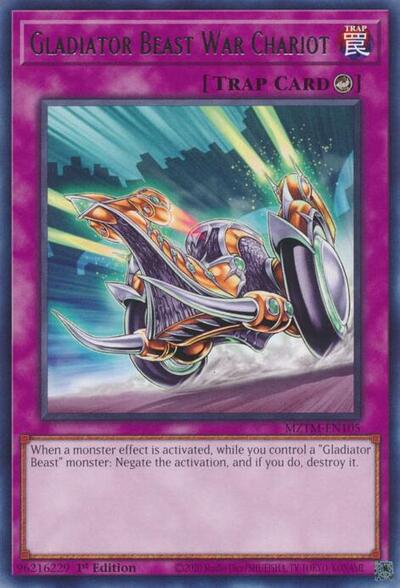Gladiator Beast War Chariot (MZTM-EN105) [Maze of the Master]