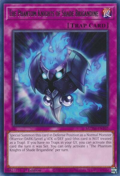 The Phantom Knights of Shade Brigandine (MZTM-EN107) [Maze of the Master]