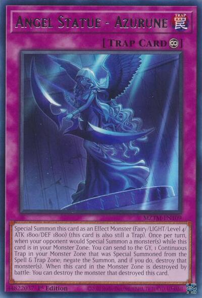 Angel Statue - Azurune (MZTM-EN109) [Maze of the Master]