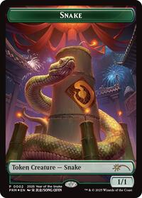 Snake Token (Year of the Snake 2025) (2) [Standard Showdown Promos]