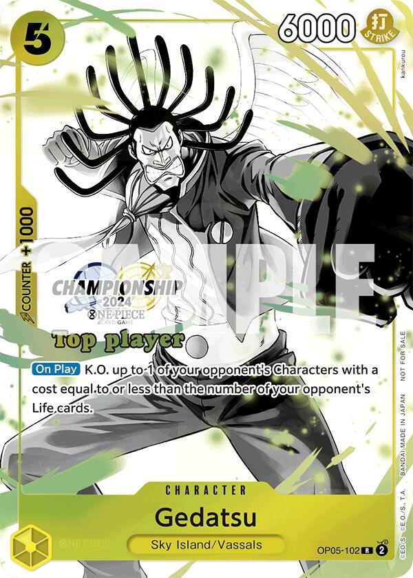 Gedatsu (Championship 2024 Top Player Pack Vol. 2) (OP05-102) [One Piece Promotion Cards]