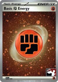 Basic Fighting Energy - 006 (Cosmos Holo) (006) [Prize Pack Series Cards]