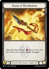 Kunai of Retribution - LGS373 (LGS373) [Flesh and Blood: Promo Cards]