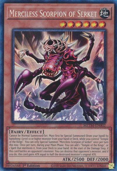 Merciless Scorpion of Serket (CR) (MZTM-EN002) [Maze of the Master]