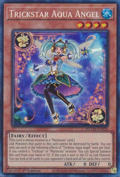 Trickstar Aqua Angel (CR) (MZTM-EN026) [Maze of the Master]